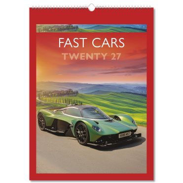 Fast Cars Wall Calendar - 7 Leaf